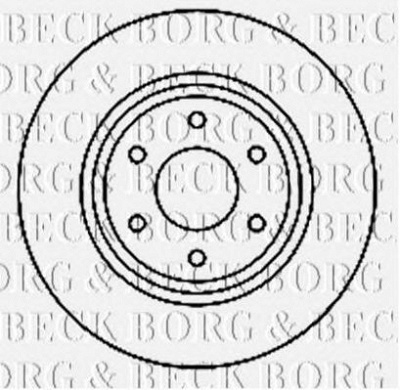 BORG & BECK bbd4769 -  Тормозной диск